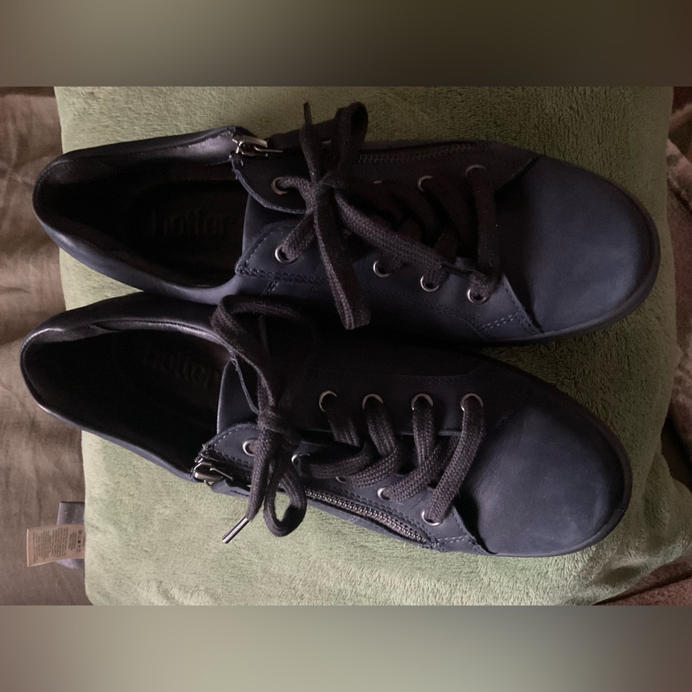 Hotter Black Leather Shoes Never Worn - Picture 2 of 10